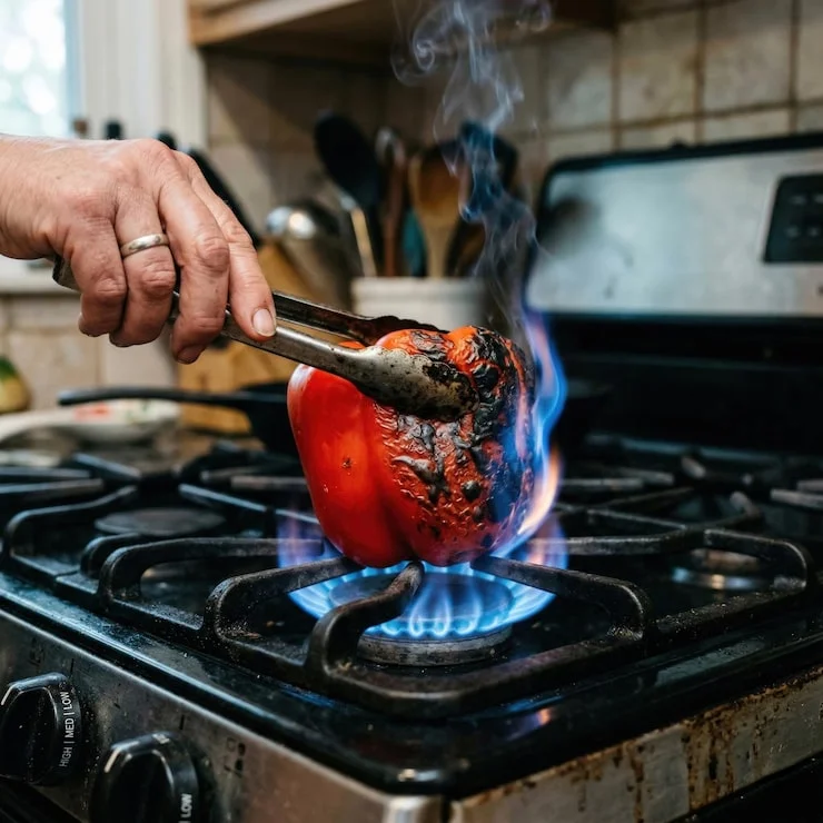 Cooking Range Oven Flame Extinguishing