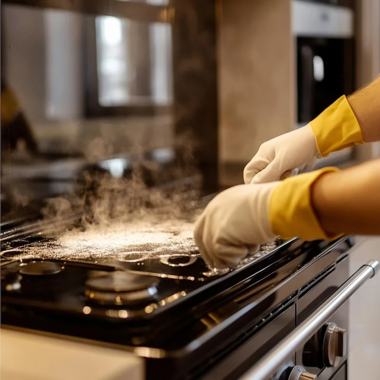 Cooking Range Weak Yellow Flame
