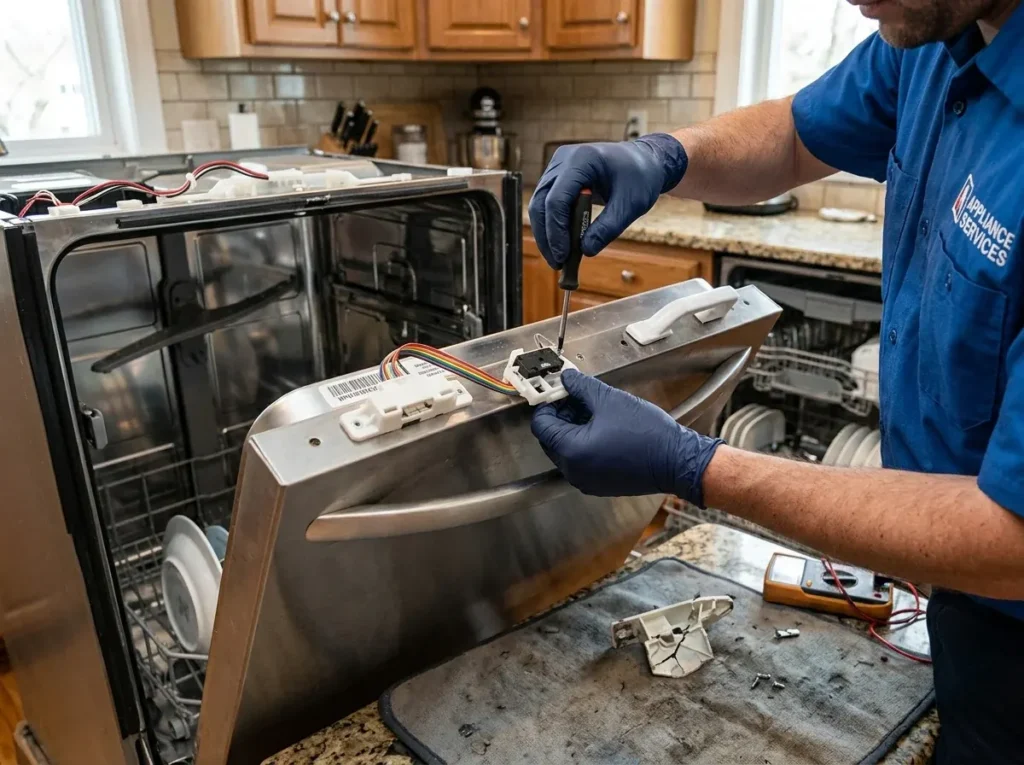Dishwasher Faulty Door Latch