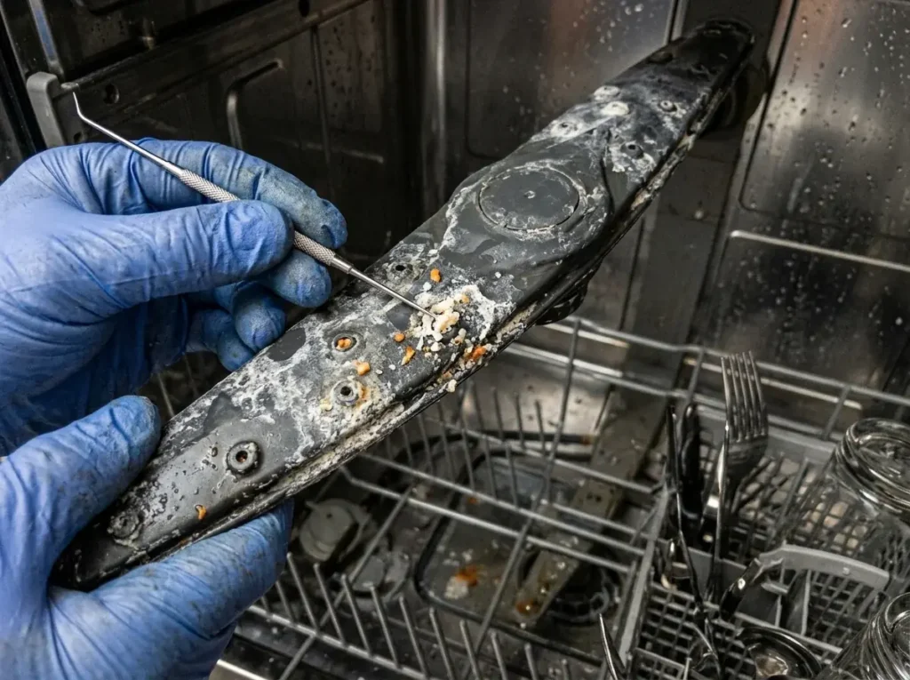 Dishwasher Blocked Spray Arms