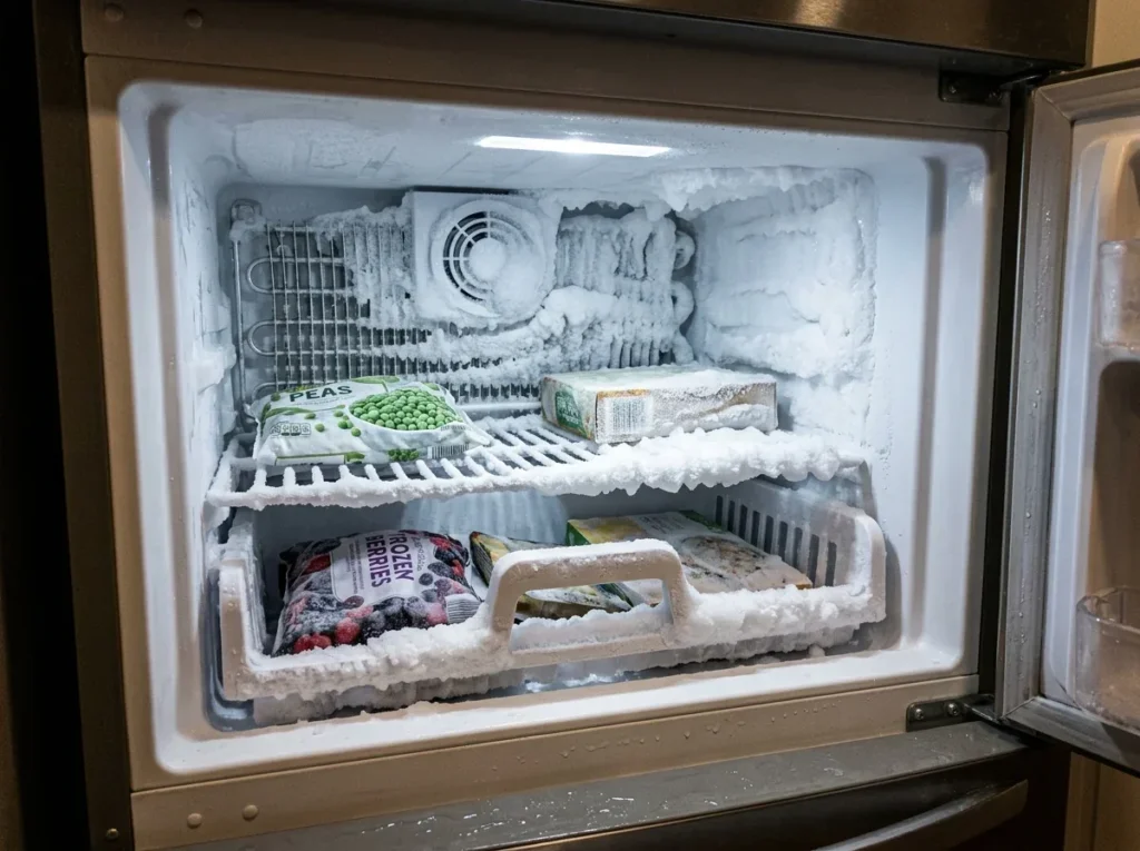 Refrigerator Frost and Ice Buildup