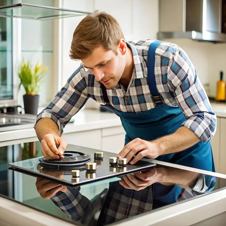 Gas Hob Clogged Jet Brass Nozzle